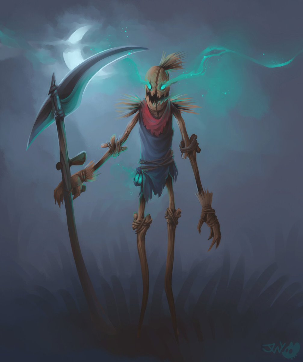 More info about the challenge. day 11 - Scarecrow (c) Fiddlesticks. #ironar...