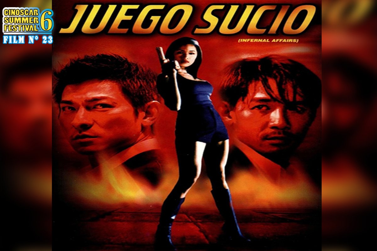 CineAmateur's tweet photo. #CSF6 FILM N° 23 | “JUEGO SUCIO (INFERNAL AFFAIRS)”, de Andrew Lau y Alan Mak (Hong Kong, 2002). 
Info y crítica: 👉🔗https://t.co/jKY3aMm0z9 #cine https://t.co/mSlhG5HkiK