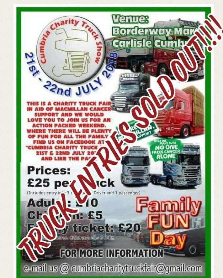 Cctf2's tweet photo. Well Guys and girls that's it we are officially full a massive thank you to all for helping us do this now let's make it a top weekend and hopefully one we'll be talking about for a while cheers everyone and keep on trucking 🚛🤠 https://t.co/LfbIo5vl4R