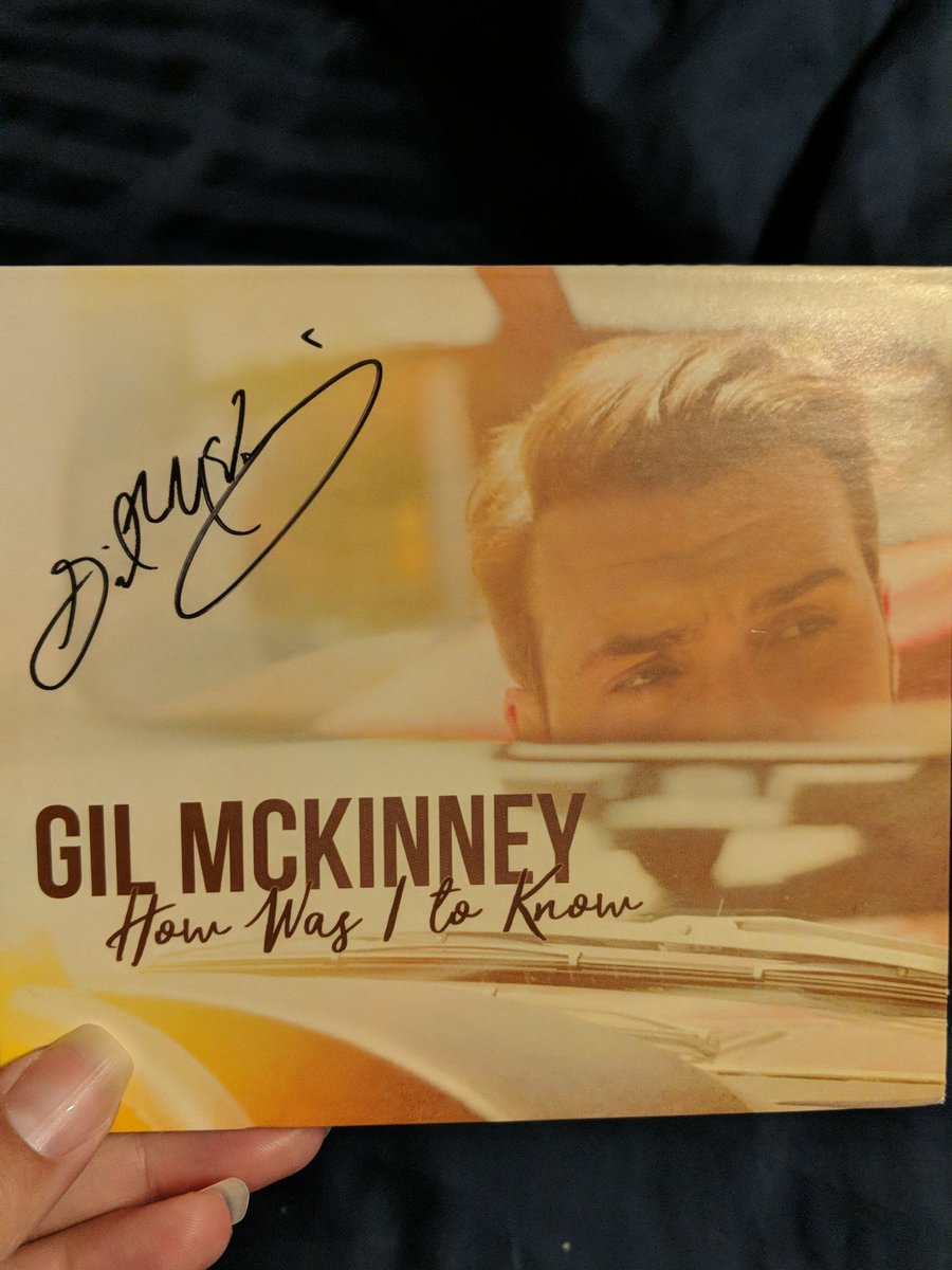 DeeKay25's tweet photo. Happy 1 yr anniversary of your album @GilMcKinney !!! #spnfamily #HowWasItoKnow https://t.co/c2YfE958Lx
