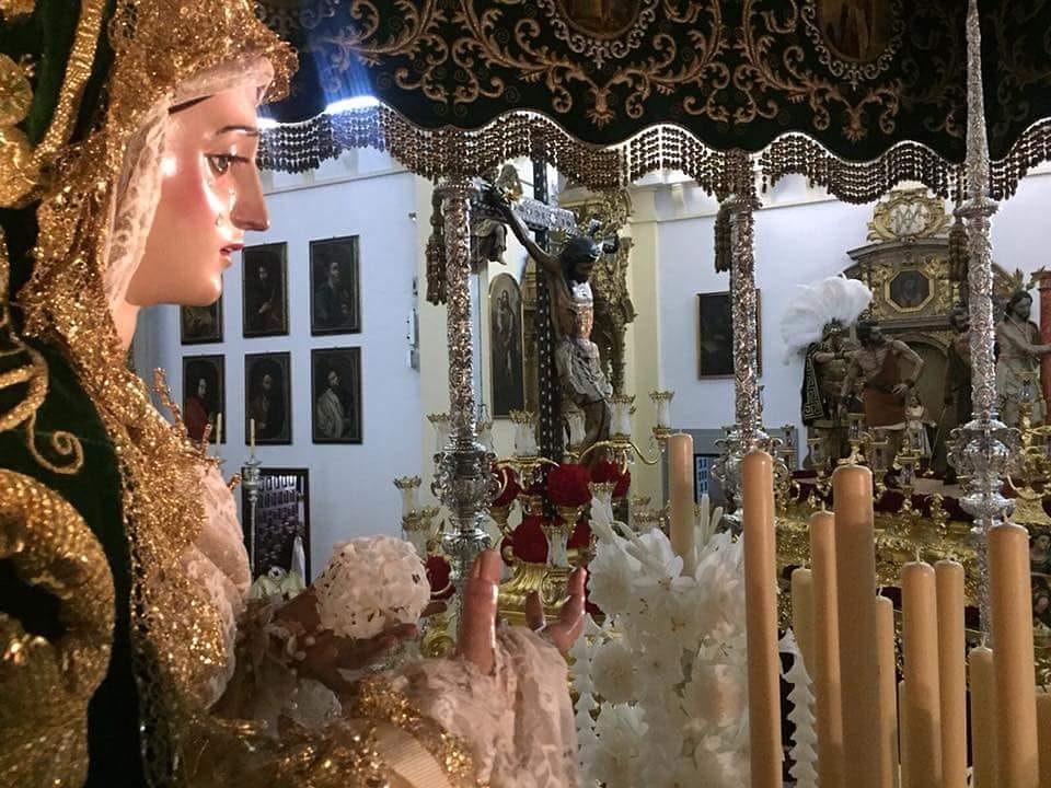 El Hermano Mayor de la Hermandad de Ntra. Sra. Del Rocío de Écija D. Antonio Martín Martínez junto a su Junta de Gobierno y Camareras quiere transmitir el profundo pesar que nos causa el fallecimiento de D. Juan José Ojeda Pavón Hermano Mayor de la Hermandad de Confalón.