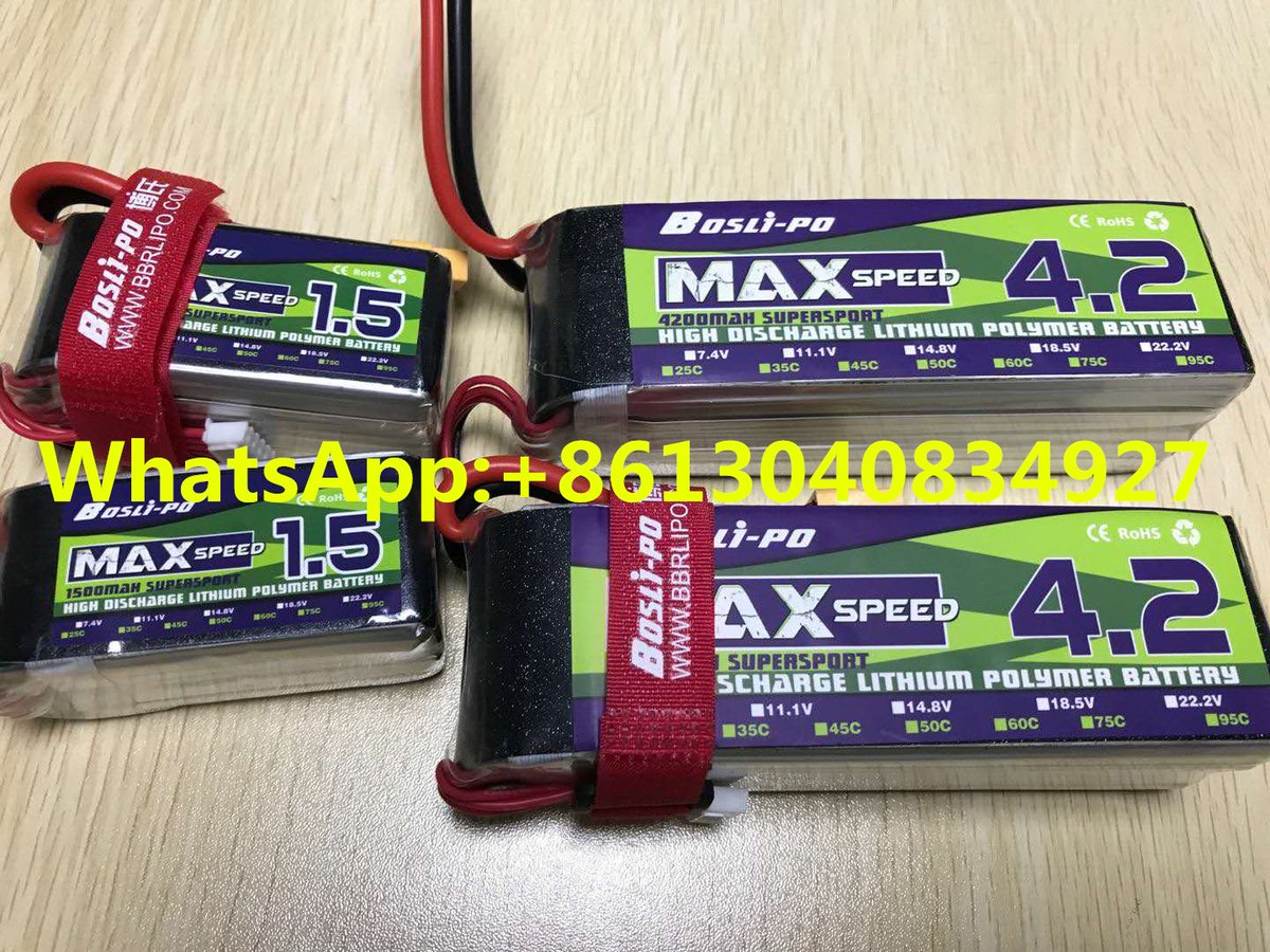 annyyybs's tweet photo. RC Lipo Battery. 1500mAh/4200mAh 4S14.8V 25C-95C XT60 lipo battery. WhatsApp:+8613040834927
#Helicopterlife #rcairplane #rc #rcplane #quads #uav #fpv #rchobby #fpvdrone #drone #rccar #racing #rchobbystore #race #lipo #rcbattery #rchelic #rcmulti #rcmodel #manufacturer #odm #oem https://t.co/dhrr2Zkv5i