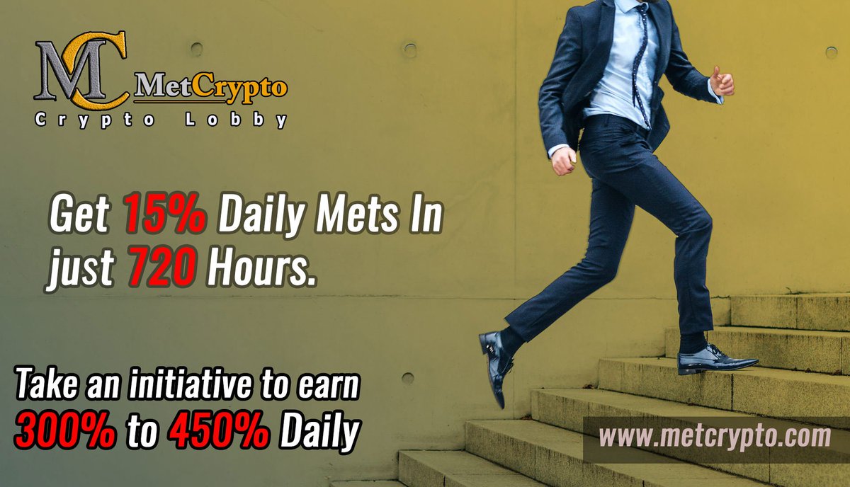 Get 15% Daily mets in 
just 720 hours.
