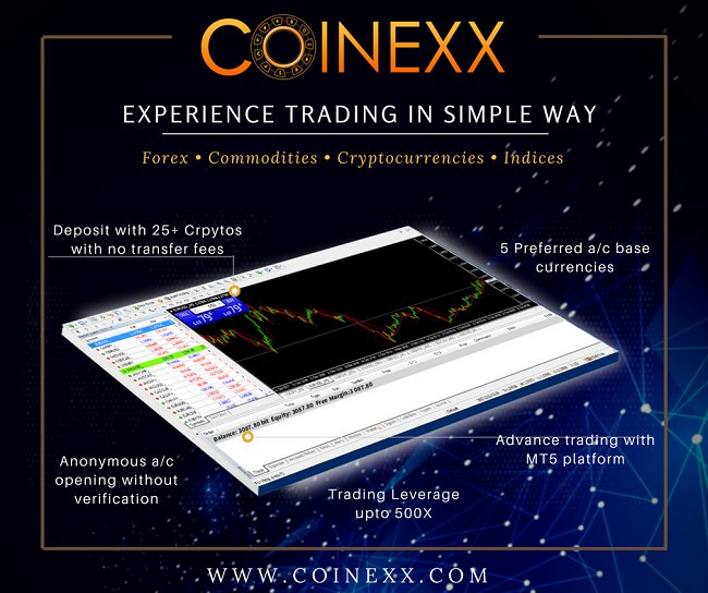 COINEXX_'s tweet photo. Why @COINEXX_ ?
Coinexx is a pioneer in making the trading experience simple for you with cryptocurrencies as an ultimate solution.......https://t.co/FKEbMSTWqo

#forextrading #cryptotrading #cryptoforextrading #bitcoin #MT5 
https://t.co/Qtmw9M6fx8 https://t.co/zieeGoO250