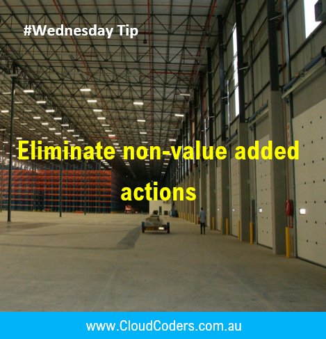 cloudcodersau's tweet image. #WednesdayTip: Improve your warehouse operation by eliminating non-value added actions. #NetSuiteWarehouseManagement @WMS
