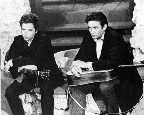 crockpics's tweet photo. Bob Dylan and Johnny Cash, 1969 https://t.co/15joXY5loh
