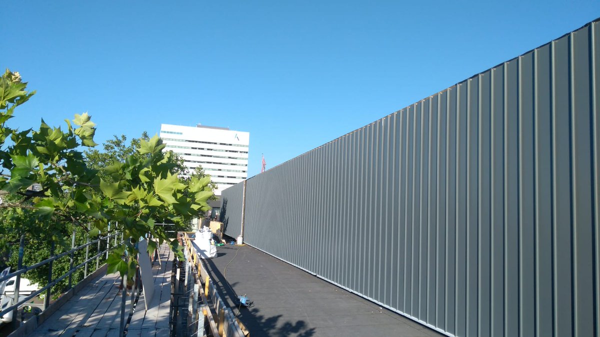 Project V&amp;D te Apeldoorn.  Felsplanken uit staal (Prisma Slate Grey) geproduceerd door <a href="/MZAllpro/">Allpro</a>