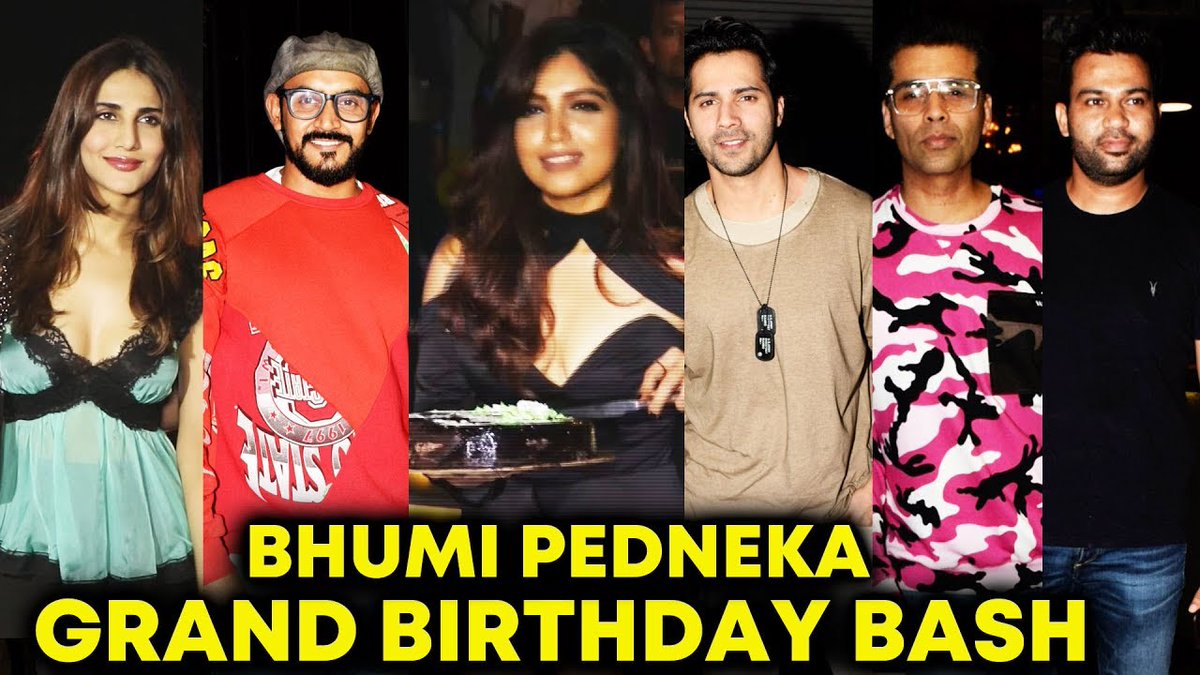 KEntertainmaint's tweet photo. #BhumiPednekar Grand Birthday Party 🎂🎉🎊
#VarunDhawan #KaranJohar #VaaniKapoor And Many More.....

#HappyBirthdayBhumiPednekar @psbhumi @Varun_dvn #Bollywood #BollywoodNews #BollywodParty #Celebration #Celebs #Bollyspy

Watch Video 👉 https://t.co/SQY5fUs9iU https://t.co/8h8fz9PS78