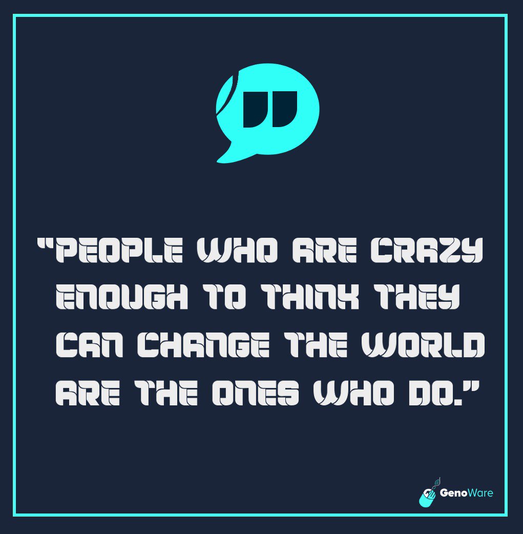 GenoWare tweet media