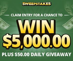 HotFreebees's tweet image. Free Online Sweepstakes – Win $5,000 Today hotfreebees.com/free-online-sw…