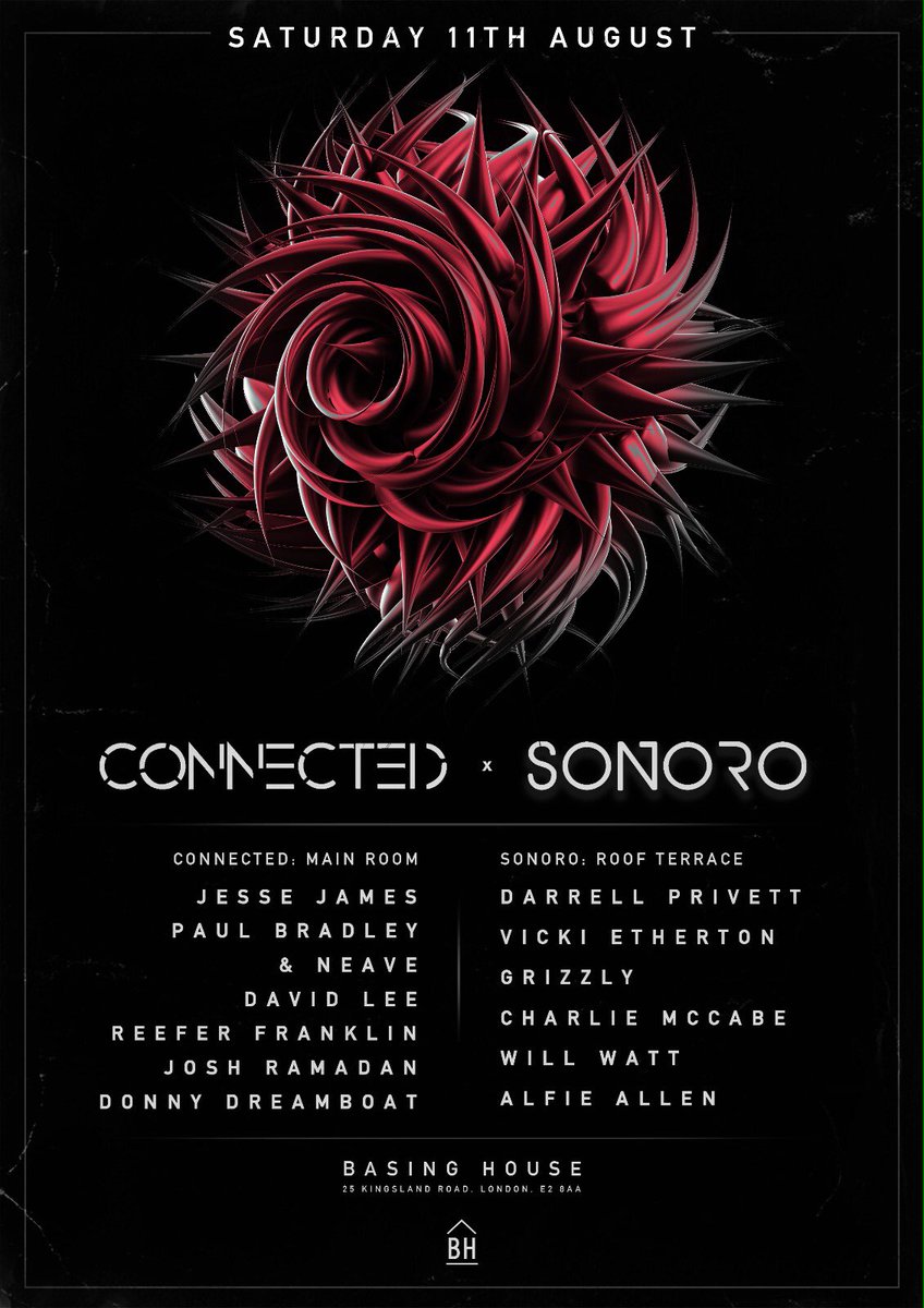 Buzzing to have added @DjVickiEtherton to our line up for SATURDAY 11TH AUGUST 🙌🏻

🎟TICKETS 🎟 
tickettailor.com/events/sonoro/…