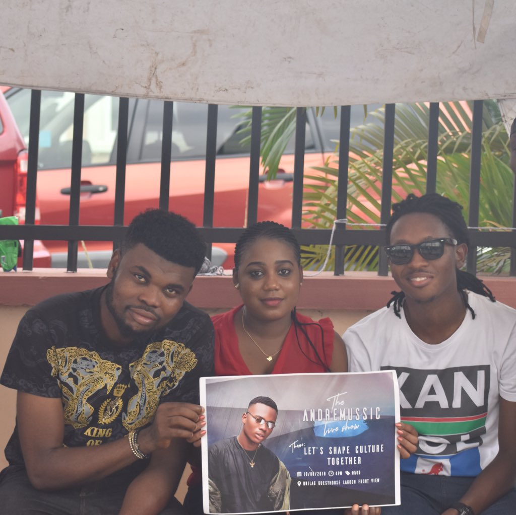 abiola_andre's tweet photo. Another Week - Another Struggle , THE ANDREMUSSIC LIVE SHOW coming strong!!! - AUGUST 18 - UNILAG GUEST HOUSE LAGOON FRONT - You can't afford to miss it, Expect Greatness 🌎🌎 #theandremussicliveshow #TALS18 #andremussic https://t.co/juIds1MryW