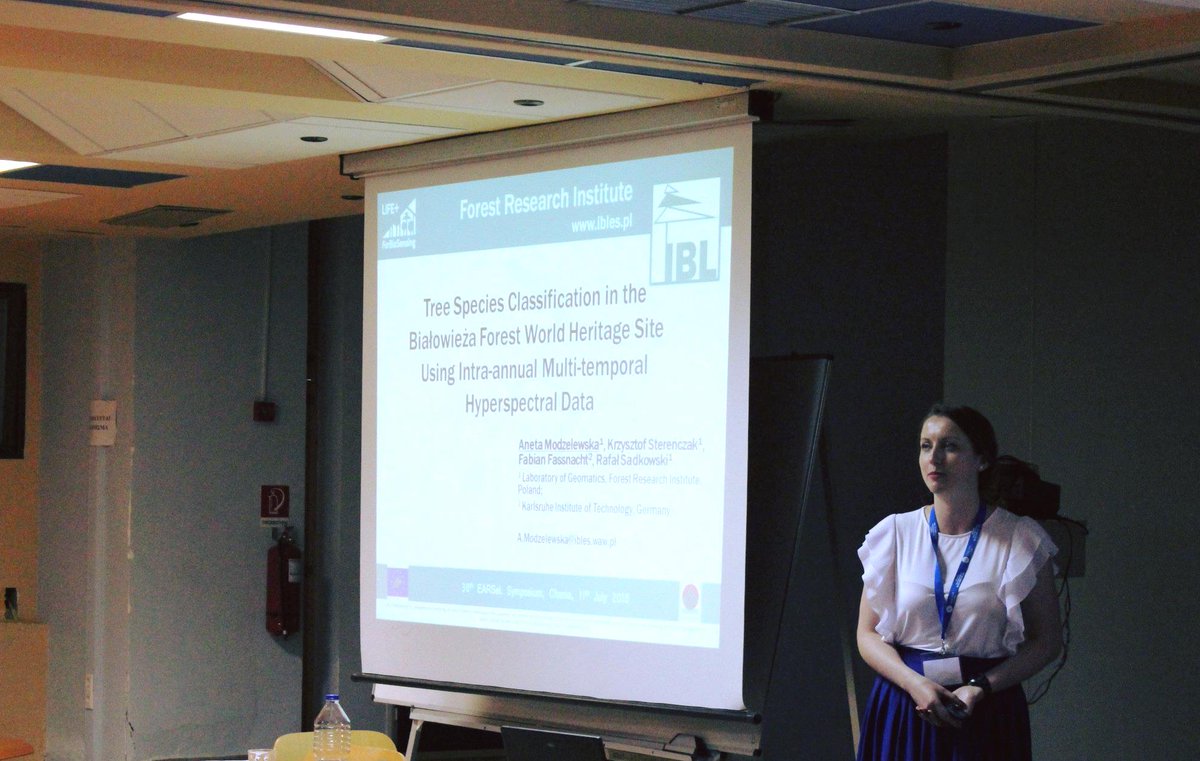 ForBioSensing's tweet photo. The #forbiosensing team in #Chania took part on the 38th Annual EARSeL Symposium on "Earth Observation Supporting Sustainability Research".
Our representative presented results on it, thus taking all listeners to wander the Bialowieza Forest.
#forbiosensing #bio #greece #forest https://t.co/2mXfHLCatA