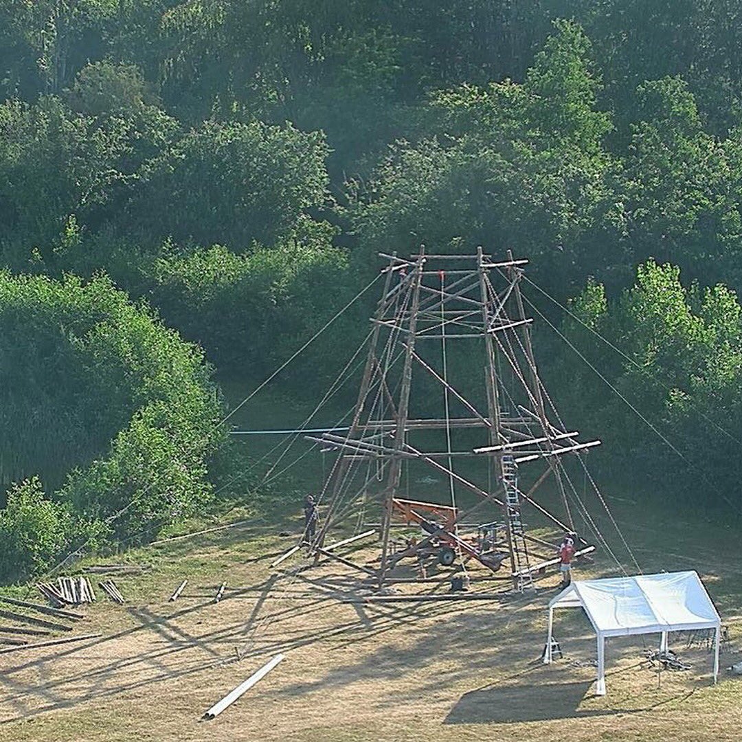 Hier wordt een molen gebouwd <a href="/Scoutlandgoed/">Scoutinglandgoed</a> Zeewolde! #nawaka2018
