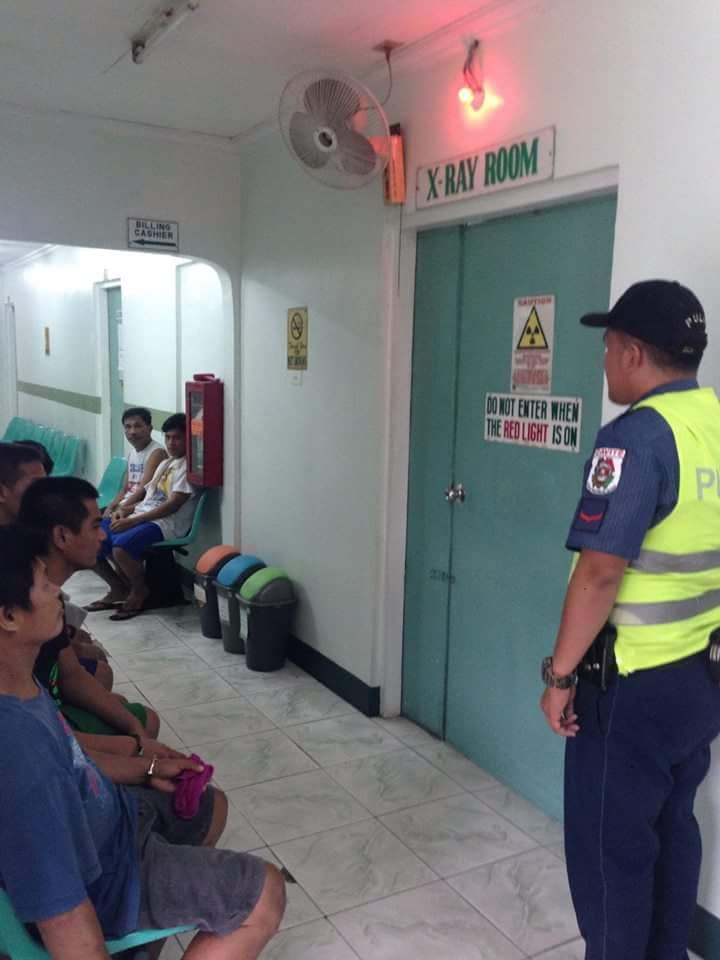 Initiated X-ray Examination of Person Under Custody of the station to prevent spread of respiratory problem