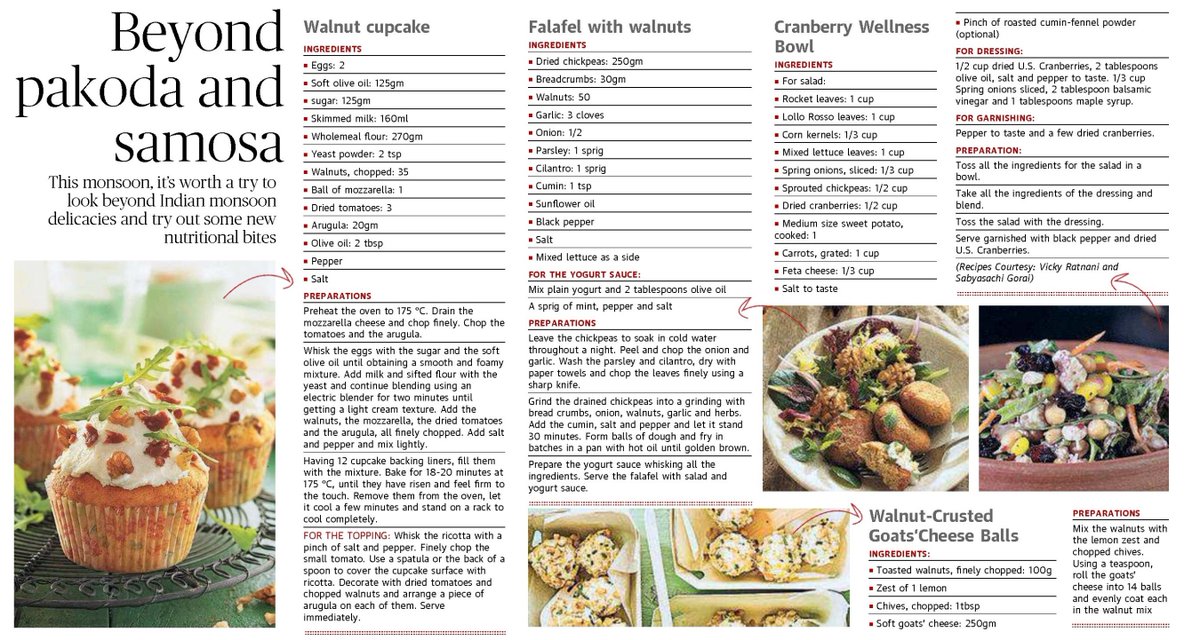 USCranberriesIN's tweet photo. It's raining, it's pouring. Pakoras are so boring!
Beat the #monsoon blues with the Cranberry Wellness Bowl recipe by our celebrity chef @VickyRatnani which got featured in 'The Hindu'.
#UScranberriesIndia #WellnessBowl #CookWithUScranberries #UScranberries #MustTry https://t.co/LUxJpVOlpR