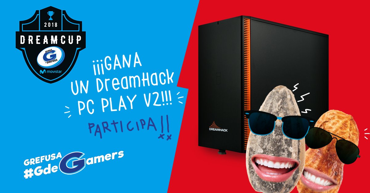 ¿Quieres ganar un PC Gaming de #DHVLC18 valorado en 1.200€? 
Prueba suerte con nuestro sorteo #GdeGamers de @Grefusa 🖱️⌨️🖥️

🔁 Haz RT 
👉 ¡Participa aquí! goo.gl/soQkQ8