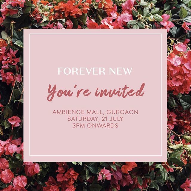 Join us in celebrating a  brand new shopping experience at Ambience mall, Gurgaon. Drop in for a glimpse of our new collection and get a special gift! 
Cant wait to see you there ❤️#ForeverNewStyle
*T&amp;C apply. ift.tt/2uwTjM2