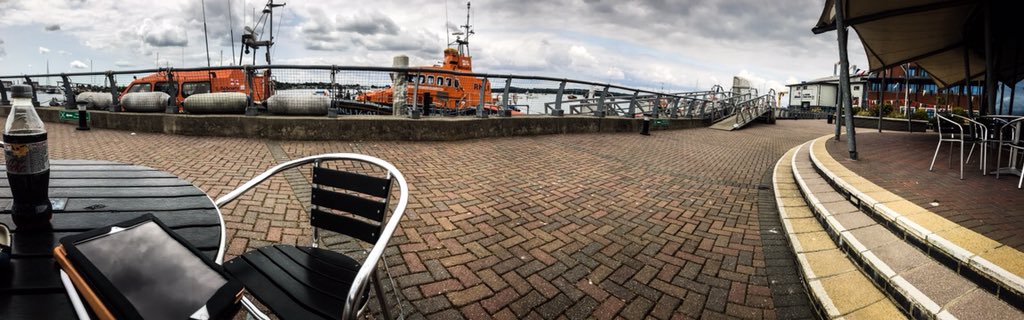 A nice spot to prepare for a meeting @RNLI this afternoon #RNLICollege