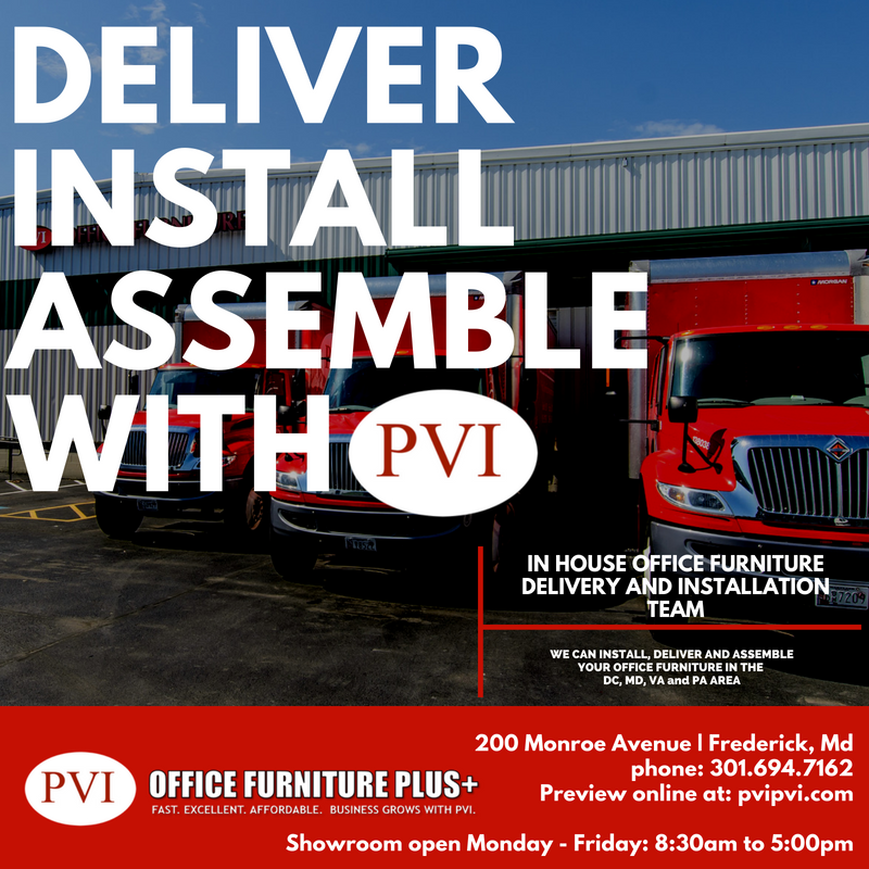 Let our team at PVI install and assemble your new #officefurniture - ask us for details on our white glove service ow.ly/YFD030kEwIr