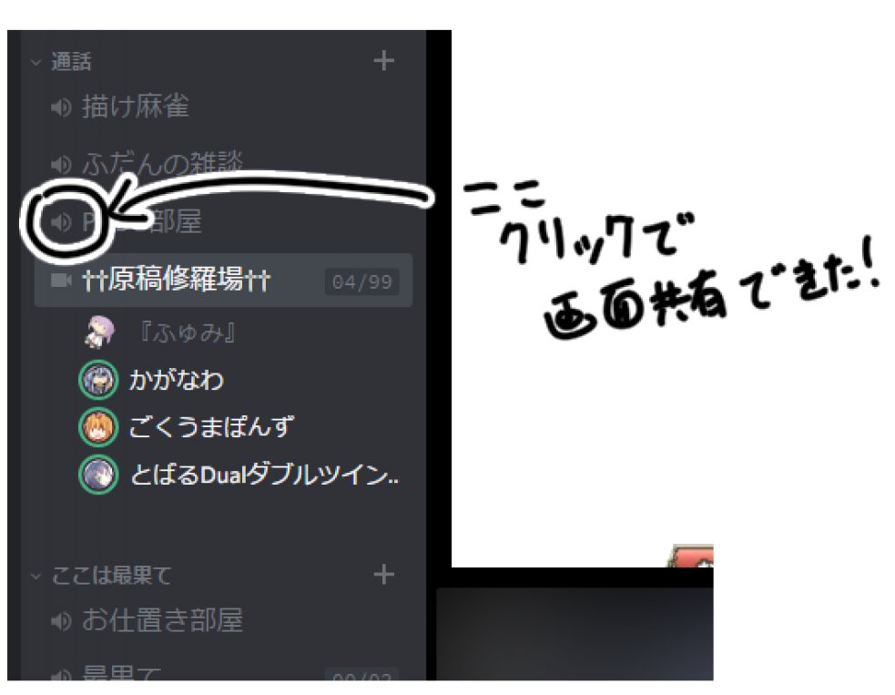 Discord 画面 共有 できない