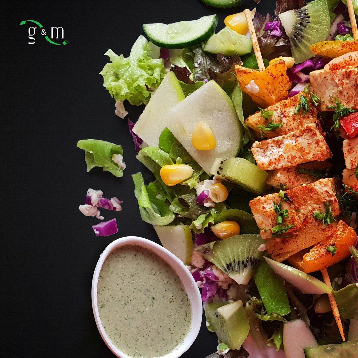 Greensandmore's tweet photo. Tofu tikka salad

#nutrition 
#thehealthythings 
#health https://t.co/BN4Y3AOXPU