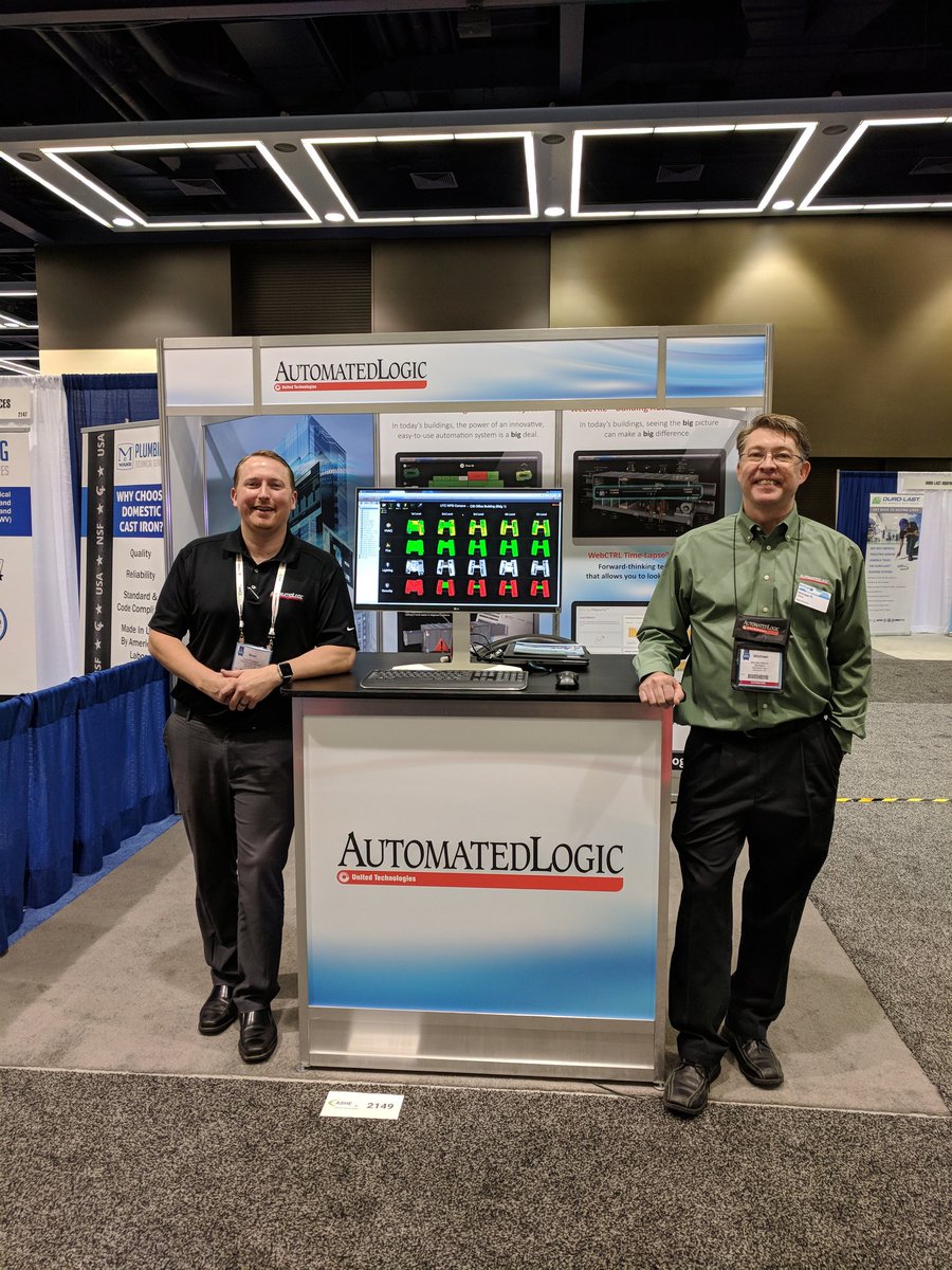 AutomatedLogic's tweet photo. Are you at #ASHEAnnual? Be sure to stop by booth #2149 to see a demo of the new #WebCTRL7 and #EnergyReports https://t.co/BFcPCG5knB