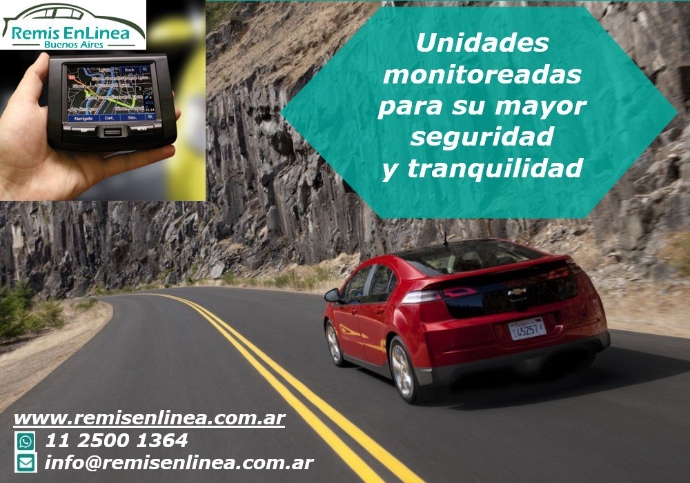 Monitoreo y Comunicación 
de Unidades en su traslado
Viaje seguro, Remis en Línea

Web: remisenlinea.com.ar
Whatsapp: 11 2500-1364
Email: info@remisenlinea.com.ar

#RemisEnLinea #BuenMiercoles #Remis #BsAs
#Taxi #Traslado #BuenosAires #Flete
#Transporte #Ride #Transfer #Viaje