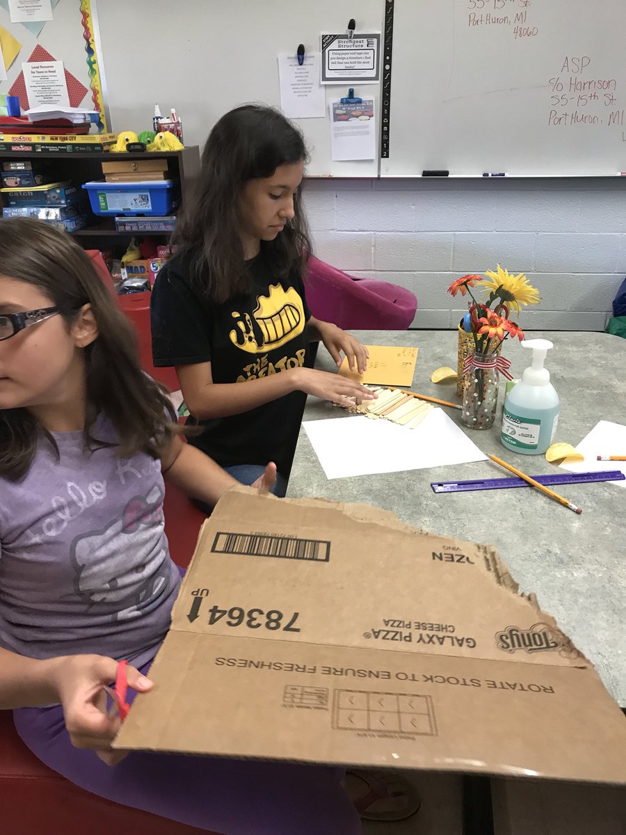 CorsichMichelle's tweet photo. How do you package a single chip for mailing? Very carefully! #PHASD1 #AfterschoolWorks https://t.co/ZxffBbWl7h