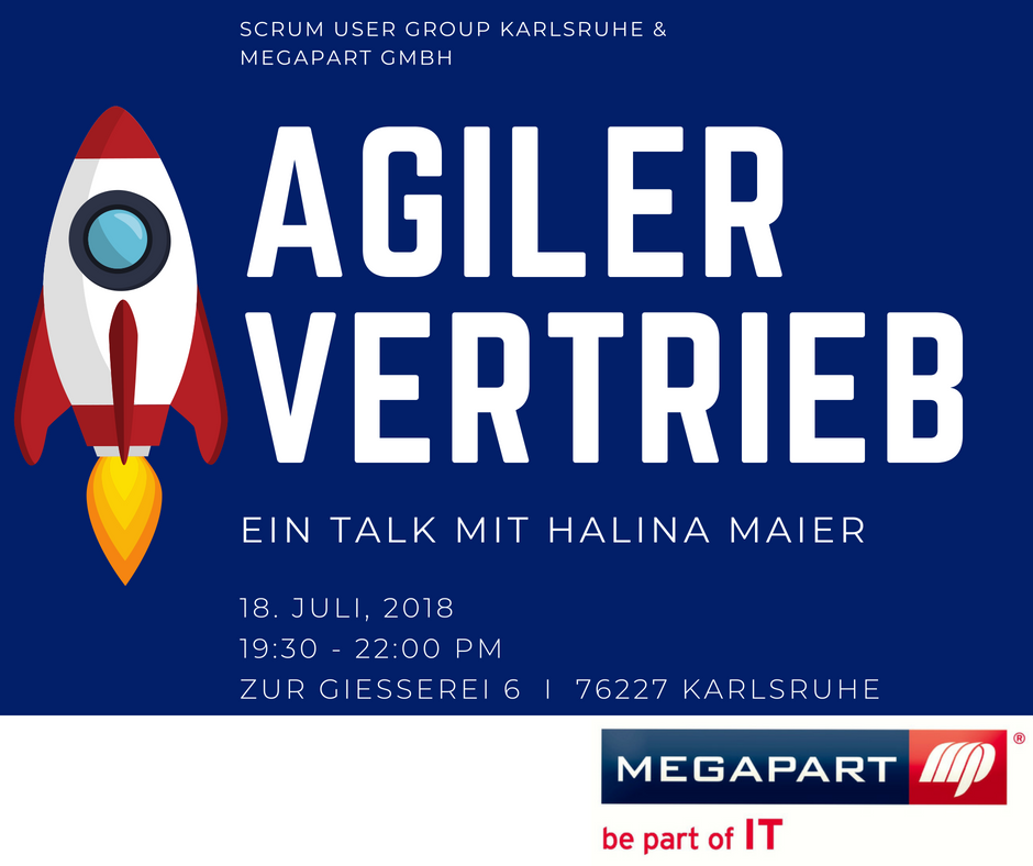 MegaPartGmbH's tweet photo. Ready for lift off ... des ausgebuchten Events der Scrum User Group Karlsruhe zum Thema Agiler Vertrieb. Als Gastgeber freuen wir uns auf unsere Referentin Halina Maier und auf alle Teilgeber des heutigen User Group Treffens. #SUGKA #AgilesVerkaufen @doc_mentos @HalinaMaier https://t.co/D8PMosyUnh