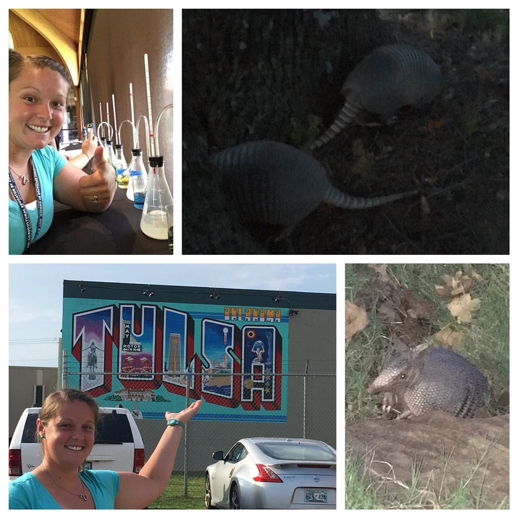 This week in Tulsa has been great! Science, inquiry, new friends, and armadillos... what more could I ask for from a week at #NATAA18? Excited for day 3 😁 Thanks <a href="/NAAE/">National Association of Agricultural Educators</a> <a href="/LabAids/">Lab Aids</a> and @CorvetaUS