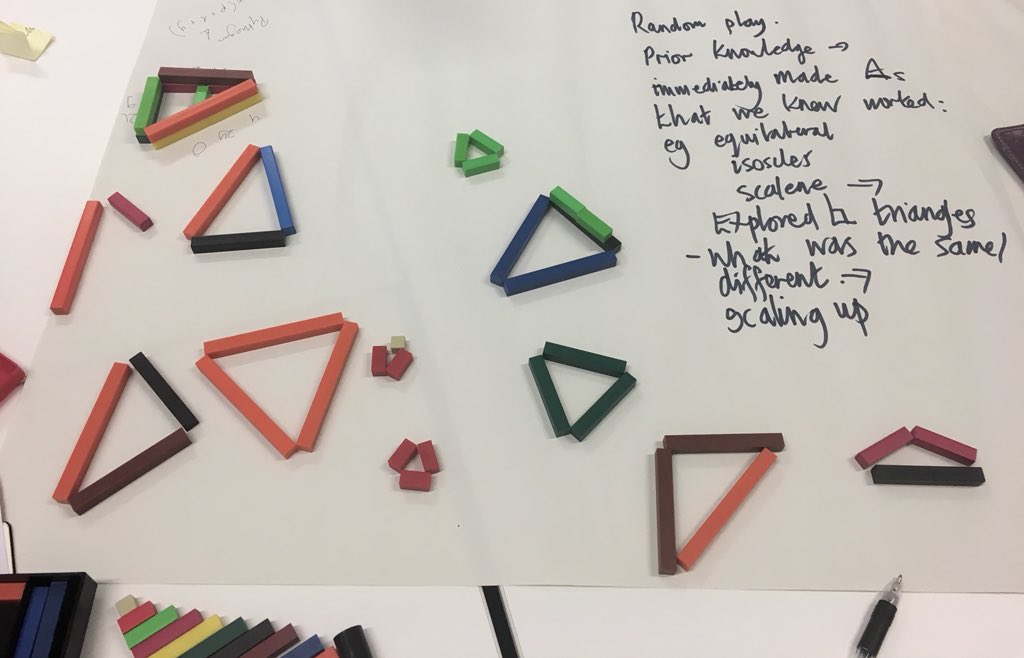 Hodgelodge64's tweet photo. Great meeting with other SW PD providers this morning. Thanks for the wonderfully rich mathematical discussion. @RuthTrundley @booleanmathshub @LearningMaths and for the fabulous cuisinaire maths @helenjwc https://t.co/k1vqQgJaYt