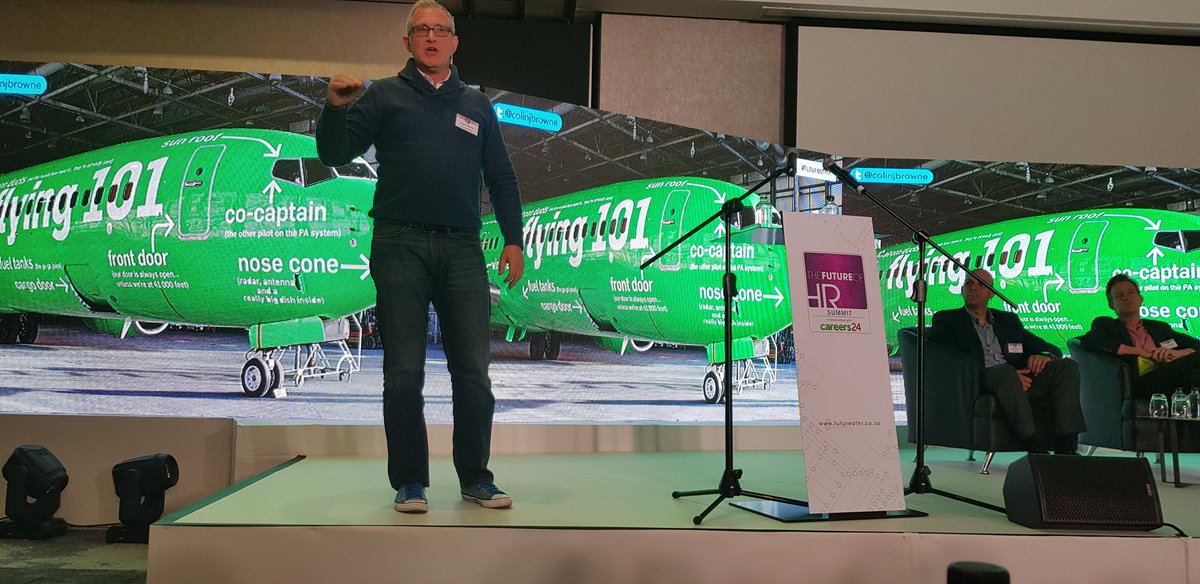 roxy_swans's tweet photo. @colinjbrowne, author of The Happy Sandpit, keeping us entertained on the x-factors of culture...#futureofHR https://t.co/n3pKjc1pU8