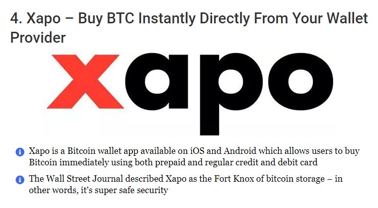 Xapo On !   Twitter 9 Easy Ways To Buy Bitcoin Instantly Safely Via - 