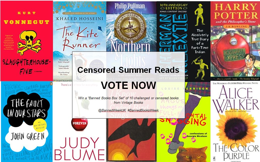 Banned Books Week UK on Twitter "Join the Censored Summer Reads