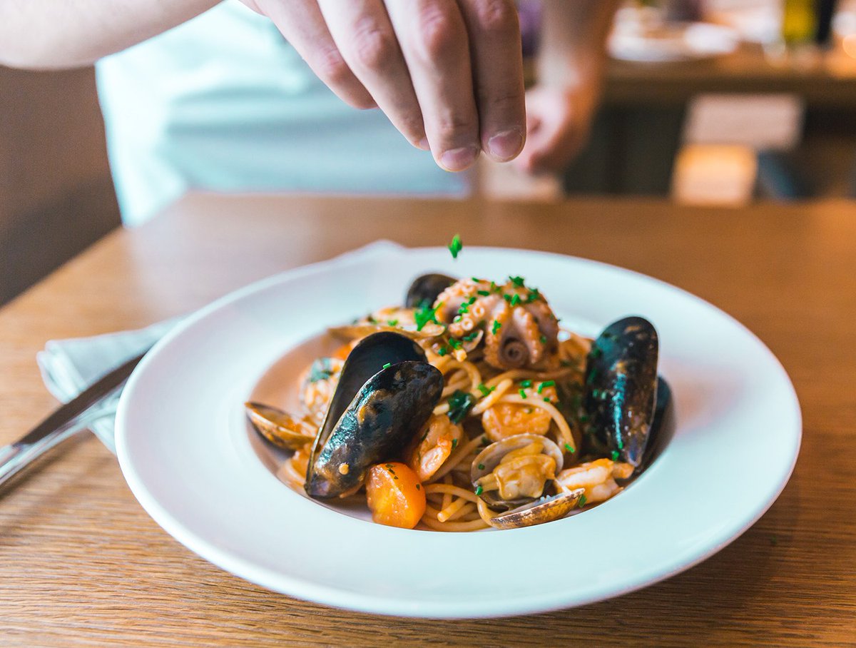 Pasta, anyone? Savour our authentic creations at Si Ristorante Italiano &amp; Bar with unique interpretations of classic Italian delicacies, in a lively, vibrant ambience. #SiRistoranteItalianoBar #SaadiyatRotana #ItalianFood