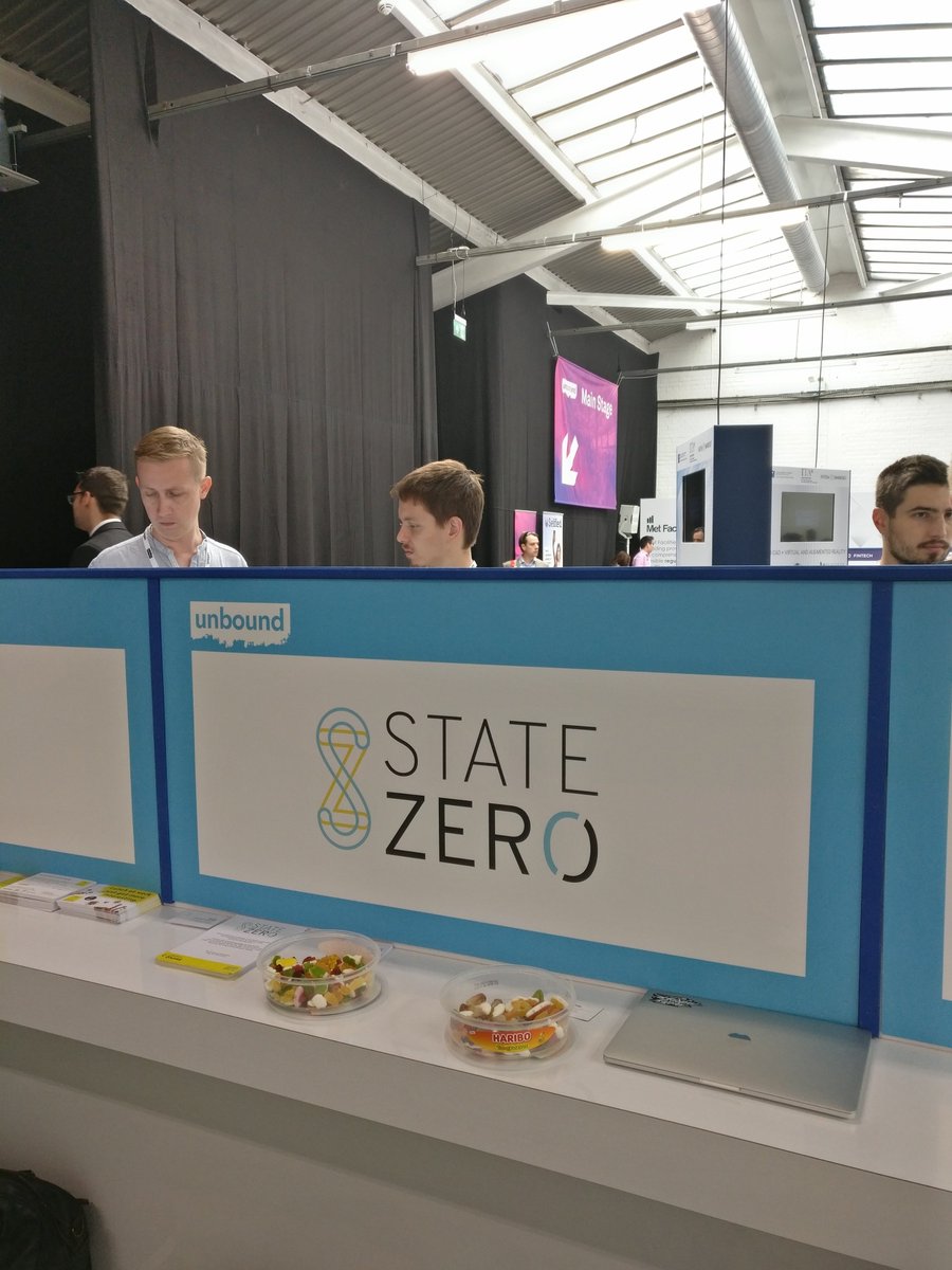 statezerolabs's tweet image. Today the entire #statezero team will be at our stand at the @unboundglobal event. If you have any questions or would like to say hi please do pop by! We would love to have a chat with you! 
#Eventtime #statezerolabs #unboundlondon2018 #szaccelerator