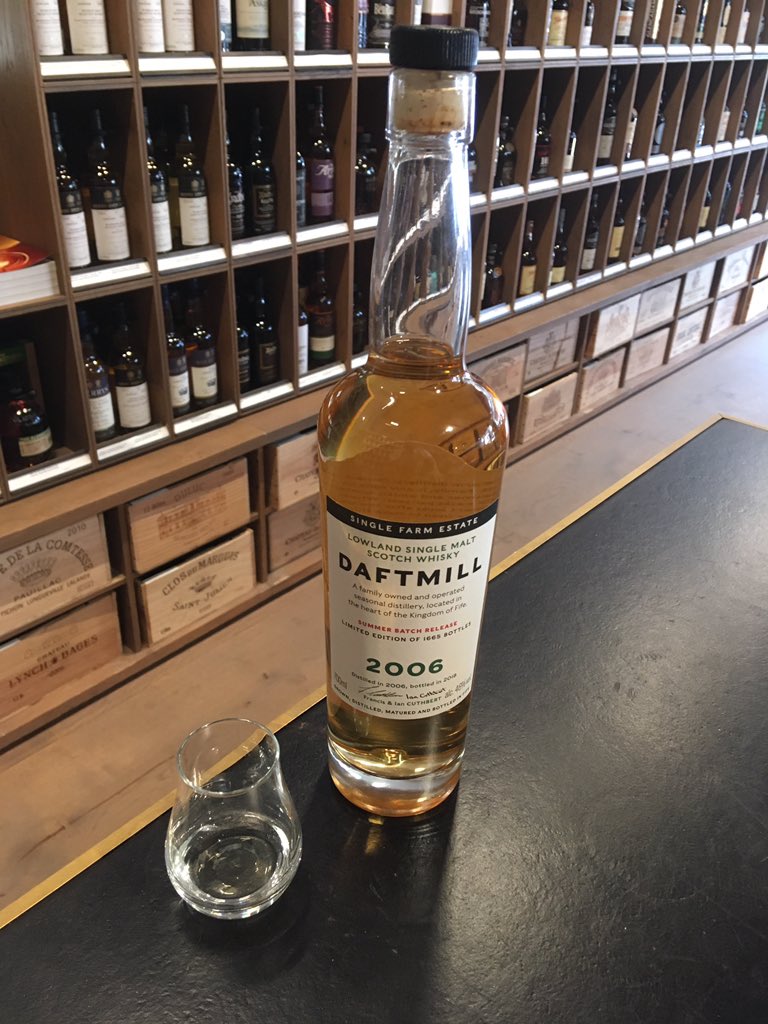 This arrived today and thirst almost immediately overcame me! Visit us <a href="/berrybrosrudd/">Berry Bros. & Rudd</a> 63 Pall Mall to taste this little smasher! #Daftmill bbr.com/products-51947-