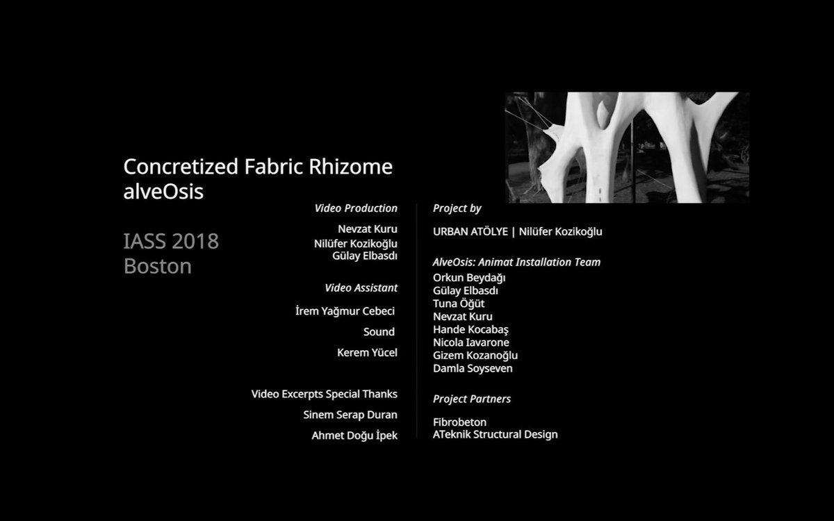 urbanatolye's tweet photo. FABRIC CONCRETE RHIZOME, IASS'2018, Boston/MIT. Reimagining Material &amp; Design-Room 4/275 / FABRIC CONCRETE RHIZOME presentation at  IASS'2018, Boston/MIT. Reimagining Material &amp; Design-Room 4/275, 14:30 by @nikoz @urbanatolye @orkunbeydagi #gülayelbasdi #ahmettopbas #iass2018 https://t.co/V0uR7ozJza