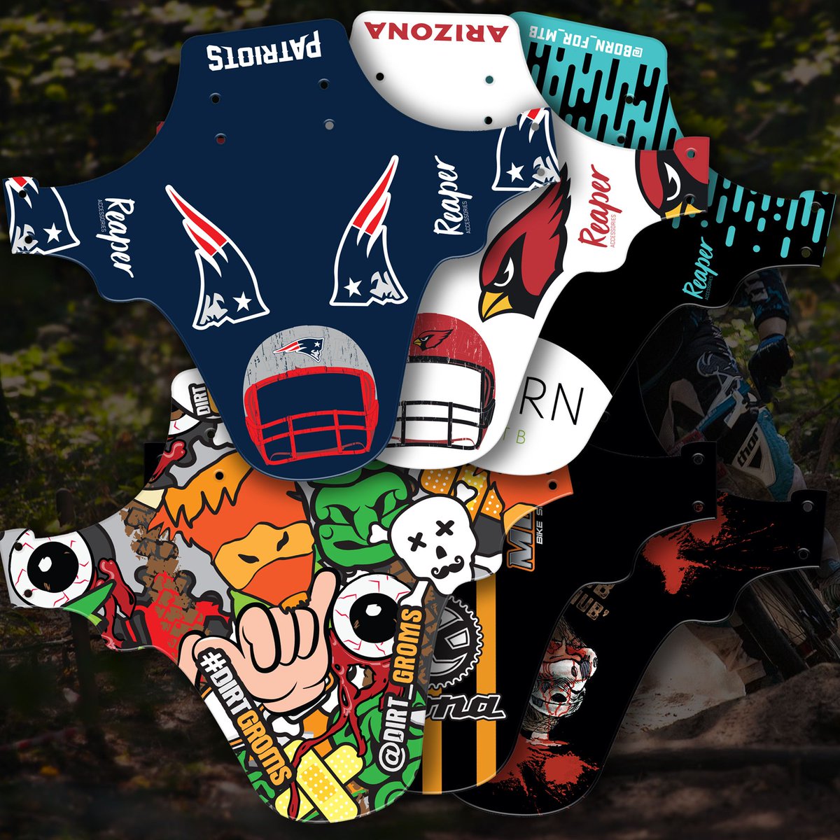 custom mudguards mtb