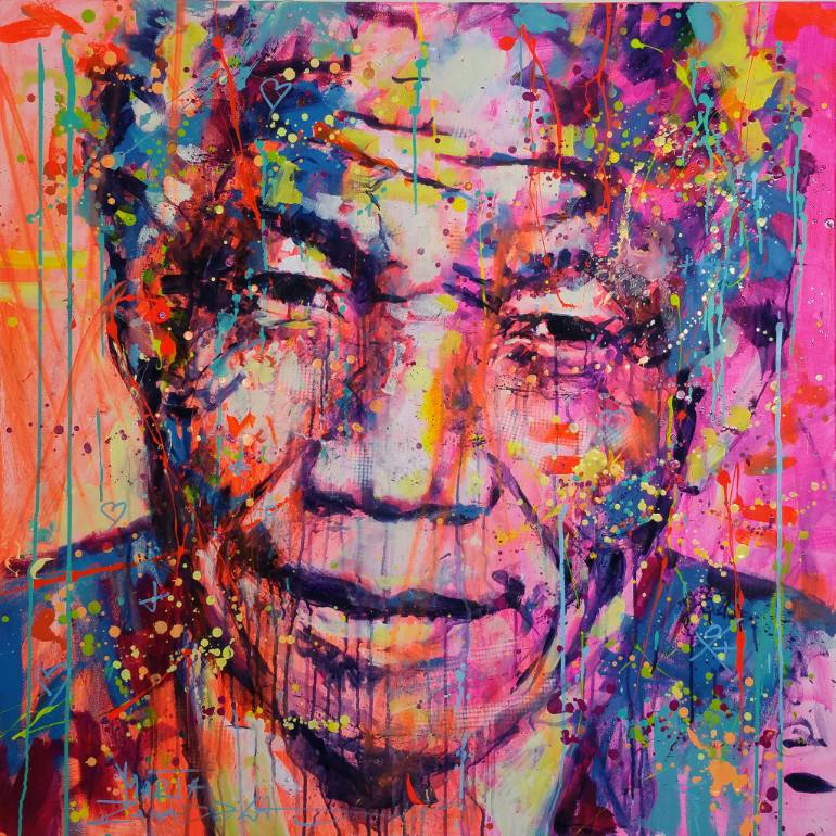 Hoy #NelsonMandela cumpliría un siglo de vida y queremos recordarle con una de sus frases más necesarias: "La mayor gloria no es no caer nunca, sino levantarse siempre”. 
🎨Marta Zawadzka