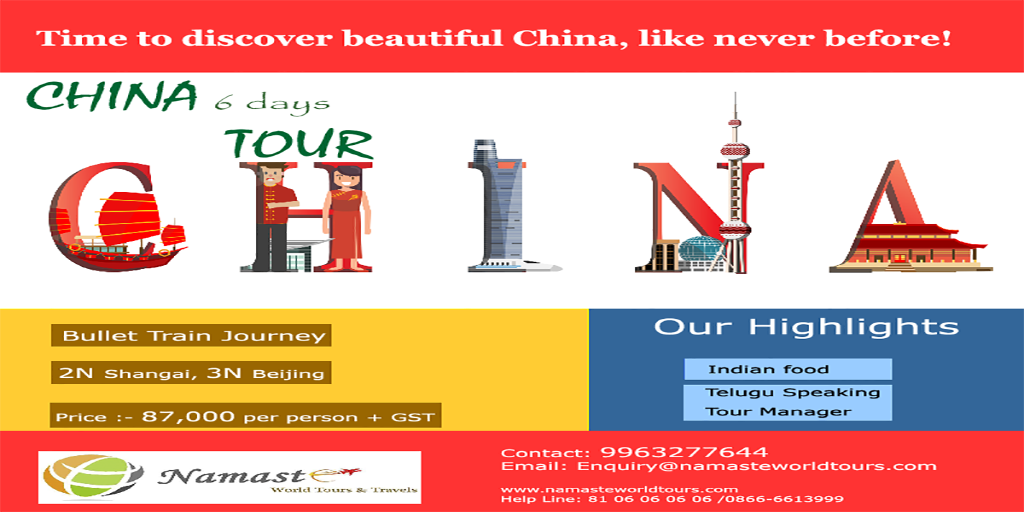 namasteworldtur's tweet photo. Visit adventure bullet train journey from Beijing to Shanghai and immerse yourself in a travel experience like none other.

Namaste world tours bring you a trip to China.
To know more visit:https://t.co/JE538pZ0xY…/

#Namaste #Namasteworldtours #TourGuide #Beijing #Shanghai https://t.co/81oMsSgMtF