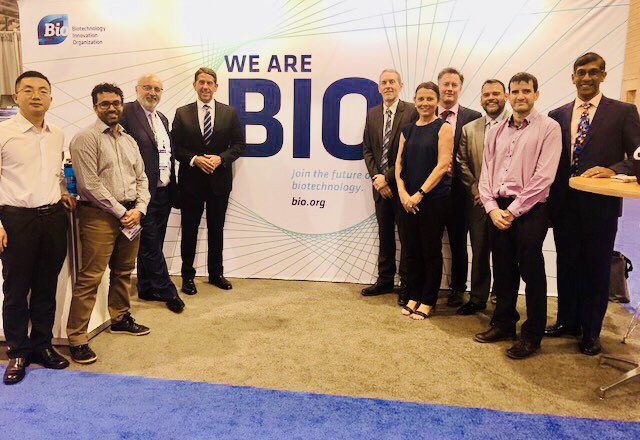 camerondickqld's tweet photo. A huge #thankyou to @QUT @TropCrops @LSQld @pennisi_m for championing our great state on a global stage and for helping to showcase Qld’s bio capability to the world at #BIOWC18. Congratulations #TeamQld! https://t.co/CEO5t8GjJc