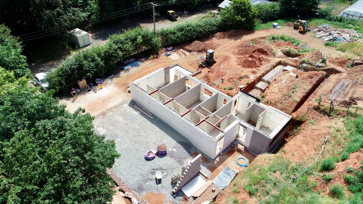 BecoWallform's tweet image. More #dronephotography of another recently completed #Wallform #icf project - what a view!