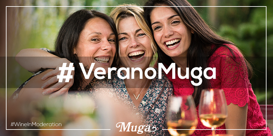 bodegasmuga's tweet photo. ¿Razones para disfrutar del fin de semana? Amigos, terraza &amp; Muga. ¿Te apuntas? #VeranoMuga 🥂 https://t.co/U6eRZqNjBU