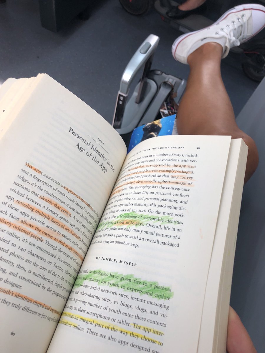 albertopm13's tweet photo. “The Apps on a person’s smartphone reveal multiple facets of one’s identity.” How are kids devoloping their identities today? #TheAppGeneration #DigitalLearning #SummerPD #readandtravel https://t.co/gLeBExSegS