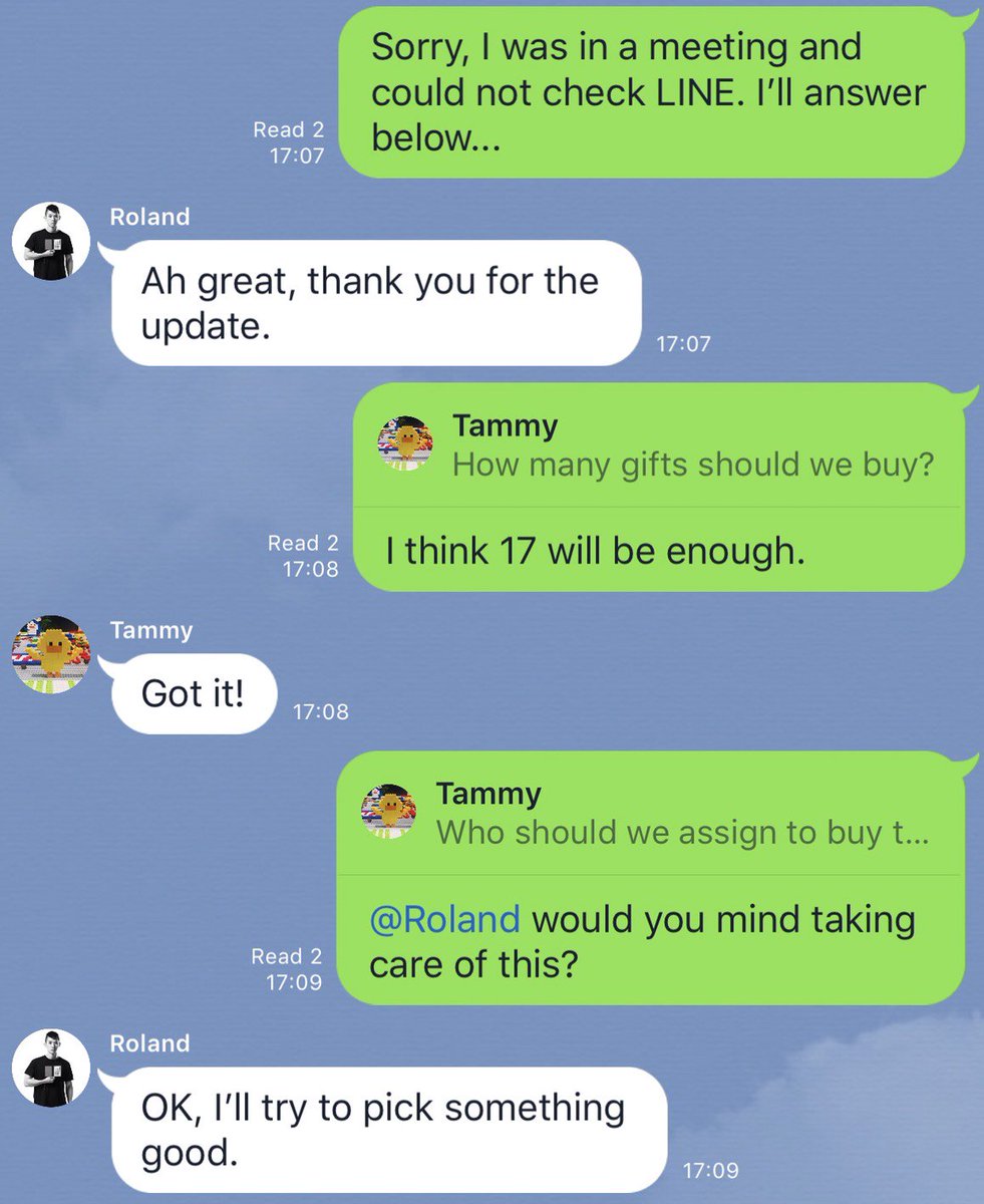 LINEMalaysia's tweet photo. ✨ [NEW FEATURE] We've added a useful new feature to LINE, so users can quote messages when they're in a chat! 😍

👉 To do make a quote-reply, simply tap and hold the message you want to quote, select "Reply", and send your message. Try it now!​ 😎

#FINALLY  #QuoteReply #LINE https://t.co/H5n5hjHyTr
