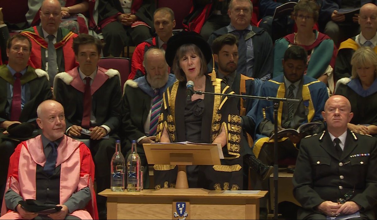 VictoriaGallery's tweet photo. The awesome @RazorJackRealm receiving his honorary Doctor of Letters from @LivUni this morning!  Congratulations again Dr. John Higgins! #LivUniGrad #Graduation #Graduation2018 #BeyondDredd #2000AD #DCComics #JudgeDredd #Watchmen #Liverpool #LiverpoolArtist #ComicArt https://t.co/qxoPbgFM3V