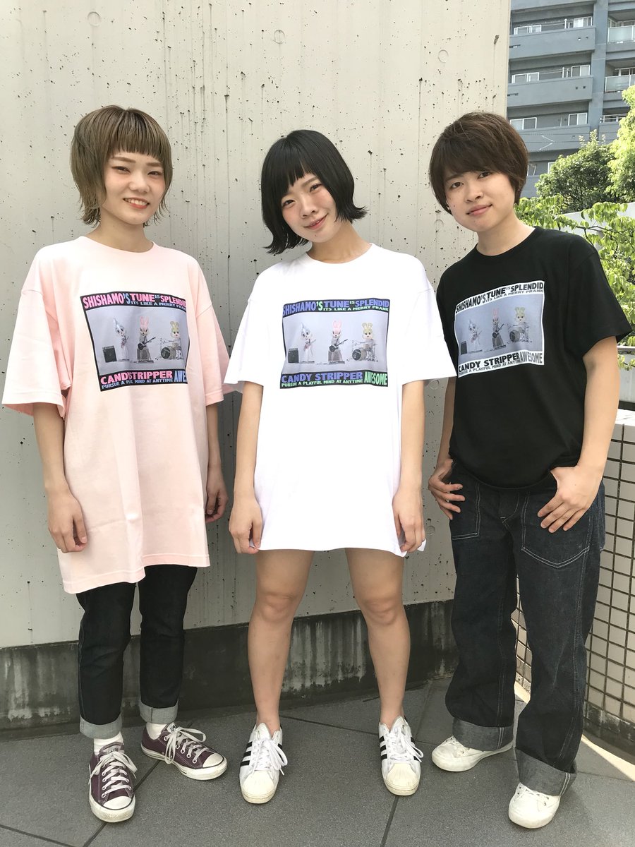 Shishamo Auf Twitter 7 28 土 等々力陸上競技場にて開催の Shishamo No 夏matsuri で販売するgoods第2弾を公開しました 私たちが大好きな Candy Stripper とのコラボtシャツです かなり可愛い 本日の夜19時から先行通販開始 ライブのチケットも絶賛発売