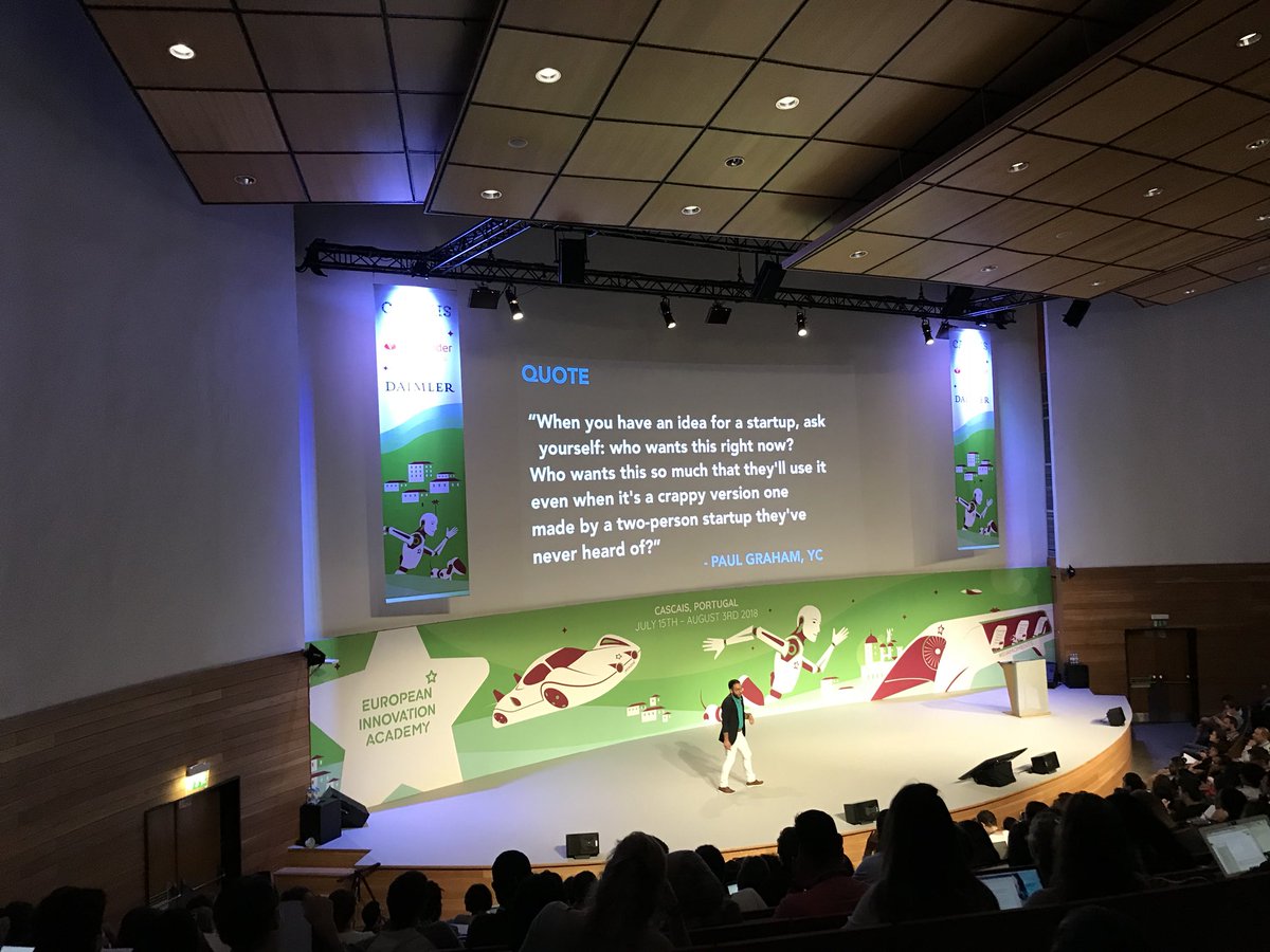 Very inspiring talk about Product Market fit by Anand Kulkarni at #eia2018 <a href="/polybot/">anand kulkarni 🇺🇸</a>